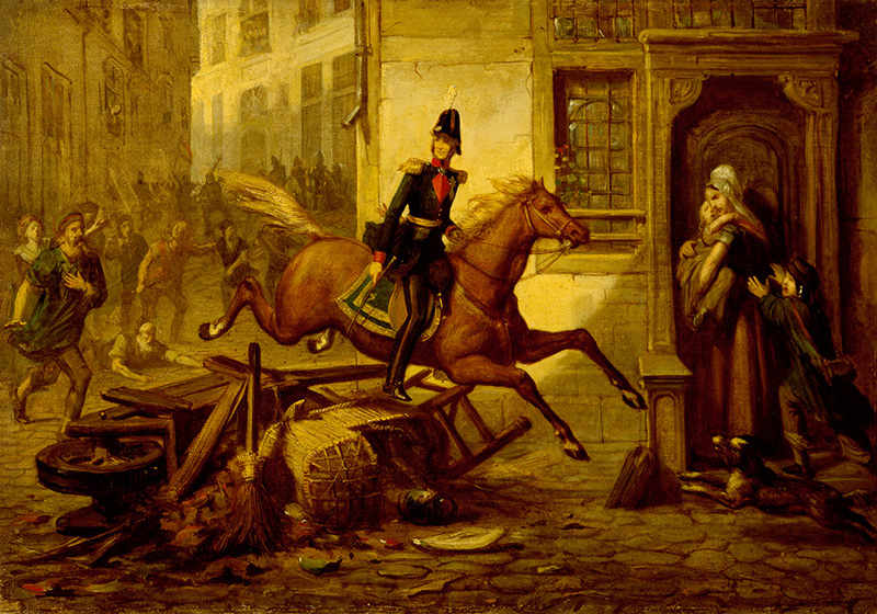 Historic events in paintings from the Amsterdam Museum