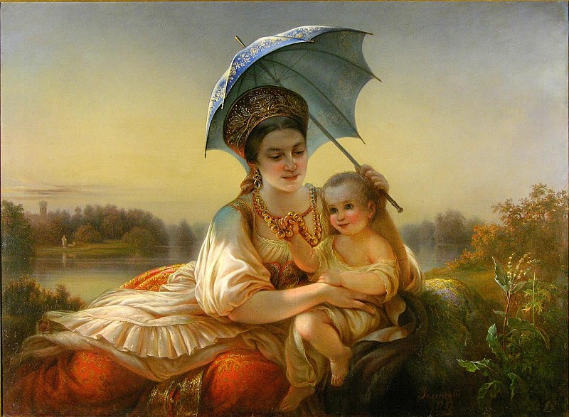 Historic events in paintings from Rybinsk State Architectural, Historical and Art Museum