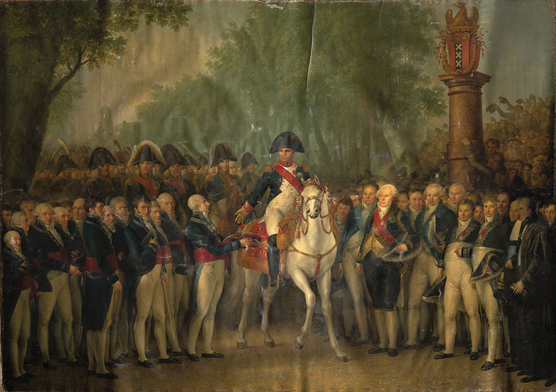 Napoleon on artwork, drawings and documents from the Amsterdam Museum
